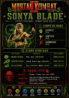 MK 2 Arcade -SONYA BLADE-